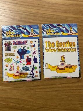 The Beatles Yellow Submarine Sticker Set NEVER OPENED